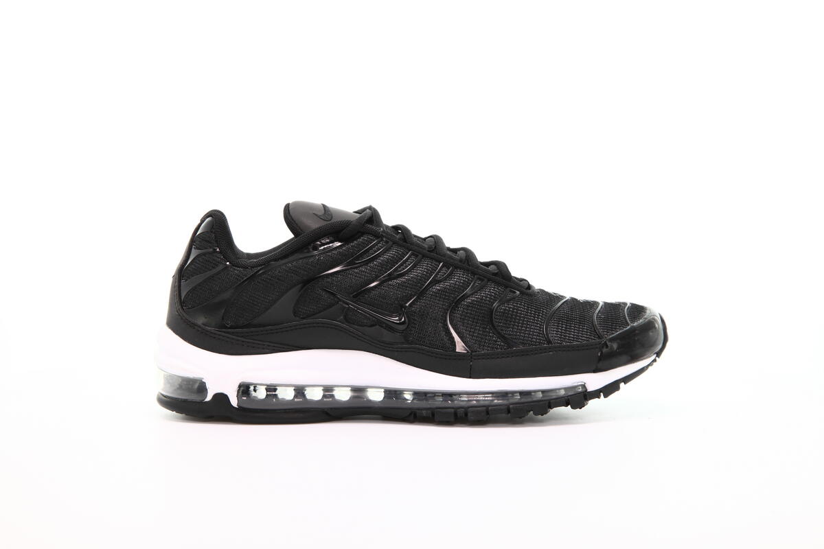 Air max 97 plus white and black on sale